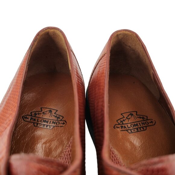 NEW Exotic Teju Lizard Monk Strap Loafers Mens 11.5 PALOMINO Dress Shoes Mexico - Picture 6 of 14